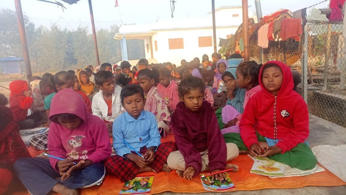 उज्यालो भविष्य अभियानको निःशुल्क ट्युशन कक्षा गंगापुरमा सुरु पाँच सयभन्दा बढी बालबालिकाले पाउँदै आएका छन् शैक्षिक लाभ