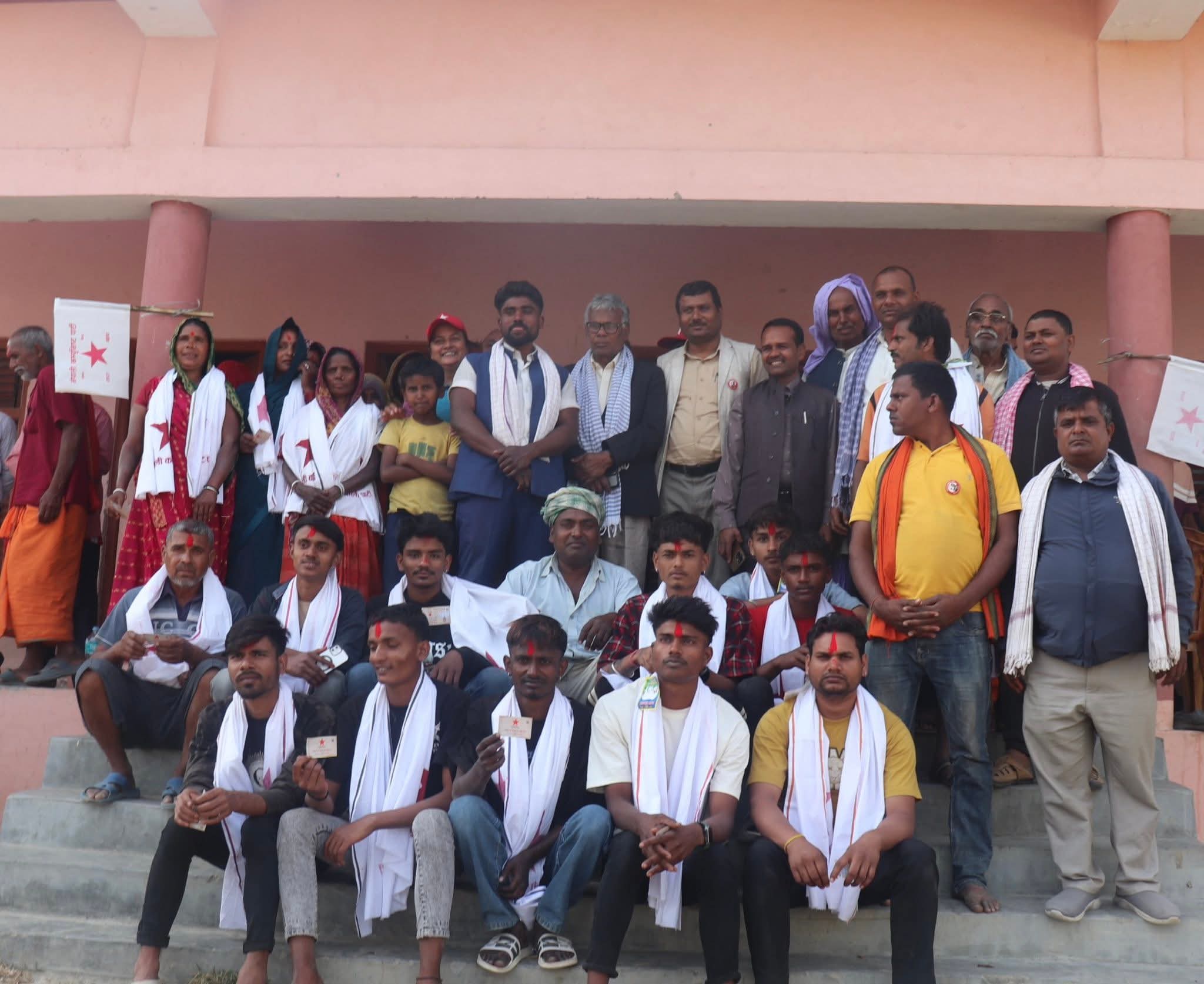 धनुषाधाम–१ काशीपुरमा युवा नेपाल कम्युनिष्ट पार्टी प्रवेश, उम्मेदवार मातृकाप्रसाद यादवद्वारा स्वागत