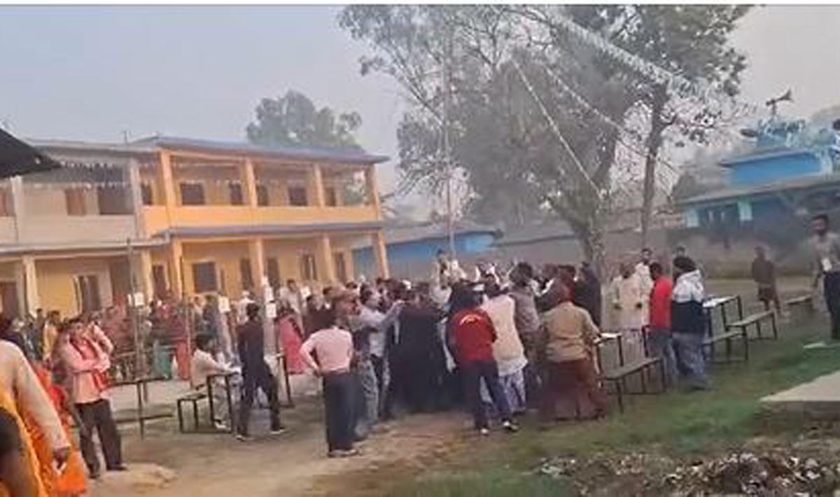 सर्लाहीको बलरा–१ मा विवादपछि मतदान रोकियो