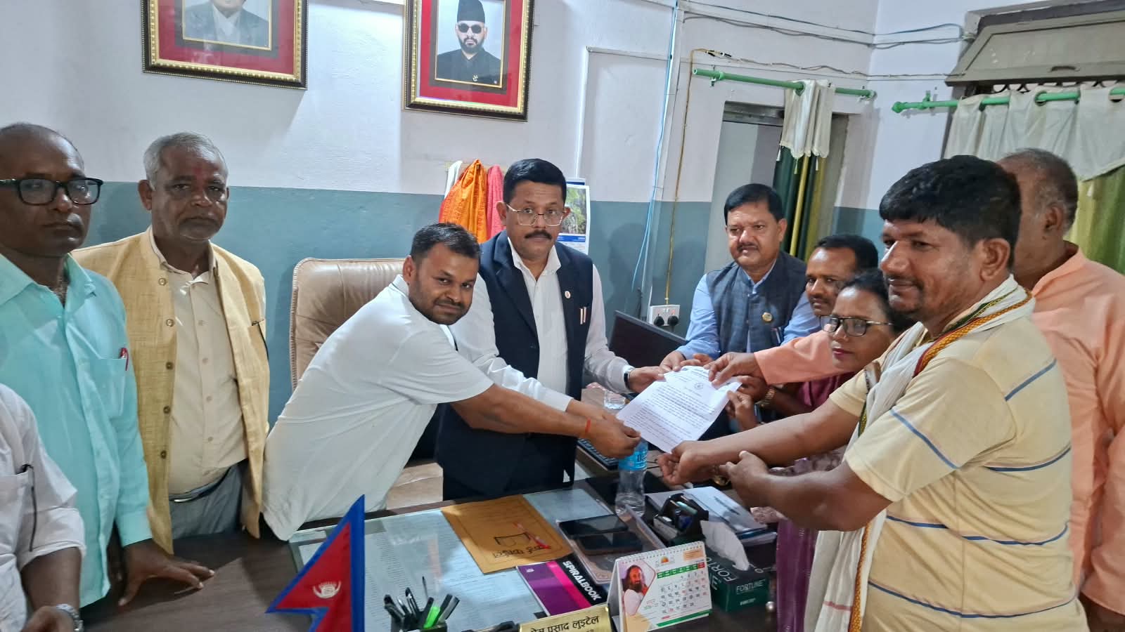 मलखाद, ग्यास आपूर्ति र बढ्दो महँगी नियन्त्रण गर्न नेपाली कम्युनिष्ट पार्टी धनुषाको माग